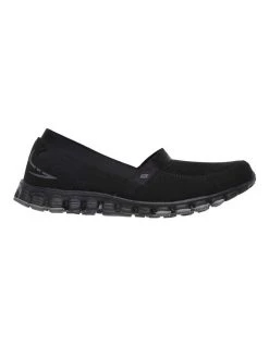 Discount 🛒 Skechers Ez Flex Take It Easy Black Slip on 👟 Sneaker 🎁