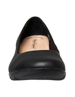 Deals 💯 Hush Puppies Dylan Black Leather Pumps 😀 -Women Shoes shop 414172000 3 720x928