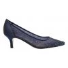 Brand new 💯 Alan Pinkus SPRITZ BRIGHT NAVY SATIN PUMP 🔔