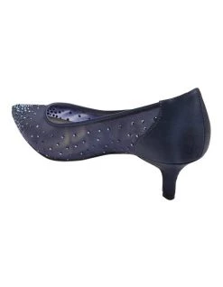 Brand new 💯 Alan Pinkus SPRITZ BRIGHT NAVY SATIN PUMP 🔔 -Women Shoes shop 474467860 4 720x928