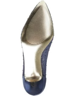 Brand new 💯 Alan Pinkus SPRITZ BRIGHT NAVY SATIN PUMP 🔔 -Women Shoes shop 474467860 5 720x928