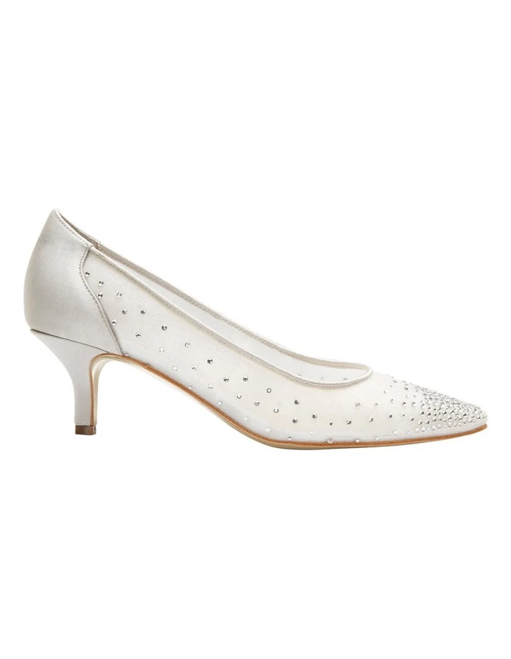 Cheap ❤️ Alan Pinkus A.P.Too Spritz Silver Satin Pump ✨ 1 Cheap ❤️ Alan Pinkus A.P.Too Spritz Silver Satin Pump ✨