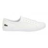 Discount 💯 Lacoste Lancelle White Leather Lace-Up 👟 Sneaker 👍