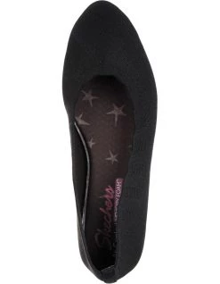 Hot Sale 🌟 Skechers Cleo - Bewitch Black Woven Flats ⭐ -Women Shoes shop 531495730 5 720x928