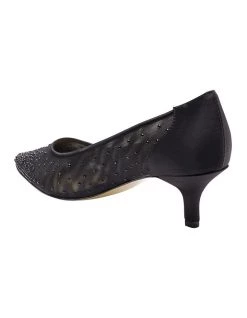 Best Sale ✔️ Alan Pinkus Spritz Black Satin Pump 🔔 -Women Shoes shop 567613900 4 720x928