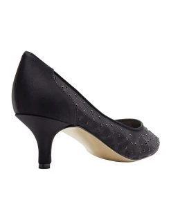 Best Sale ✔️ Alan Pinkus Spritz Black Satin Pump 🔔 -Women Shoes shop 567613900 8 720x928