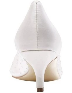 Promo 🌟 Alan Pinkus Spritz Ivory Satin Pump 🔥 -Women Shoes shop 567613990 5 720x928