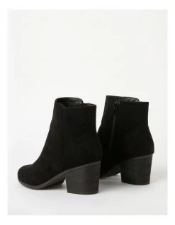 Brand new 🧨 Miss Shop Holly Black Heeled Ankle Boot ⭐ -Women Shoes shop 579374740 5 720x928