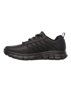 Deals 🎉 Skechers Work Relaxed Fit Sure Track Erath Black Leather 👟 Shoes 🥰 -Women Shoes shop 592962400 6 1 720x928
