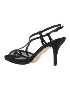 Wholesale 🎉 NINA Blossom Black Satin 🩴 Sandal 👍 -Women Shoes shop 601366240 6 720x928
