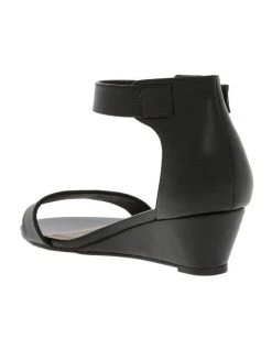 Best deal 😀 Miss Shop Bridgette Black Wedged Low Heeled 🩴 Sandal ⌛ -Women Shoes shop 622281970 2 1 720x928