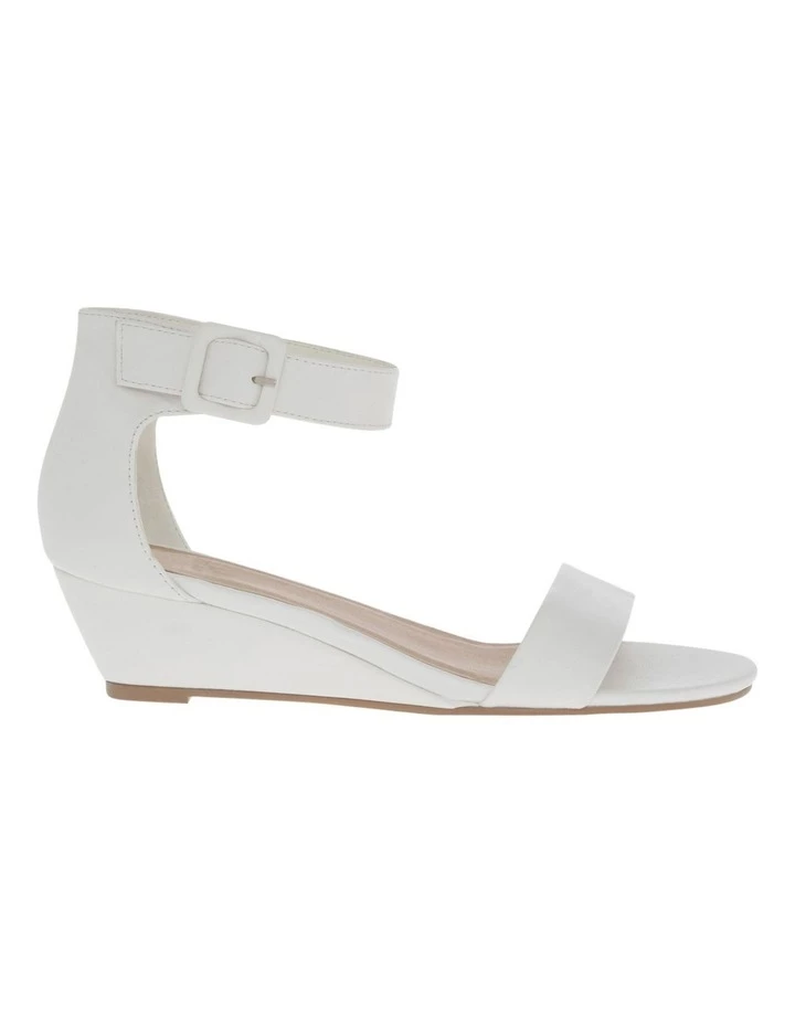 Wholesale π Miss Shop Bridgette White Wedged Low Heeled π©΄ Sandal π 2 Wholesale π Miss Shop Bridgette White Wedged Low Heeled π©΄ Sandal π - Image 2