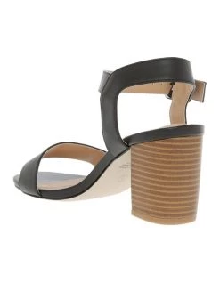 Best reviews of 😍 Miss Shop Beckham Black Block Heel 🩴 Sandal 💯 -Women Shoes shop 625856320 2 720x928