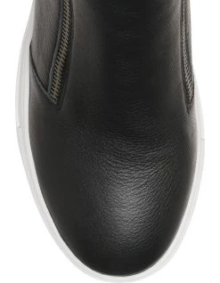 Top 10 👍 Zazou Cane Black Leather Wedged 👟 Sneaker 😉 -Women Shoes shop 626604040 3 720x928