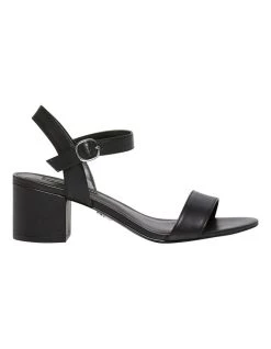 Coupon 🥰 Windsor Smith Michelle Black Leather Block Heel 🩴 Sandal 🛒 -Women Shoes shop 636444100 1 720x928