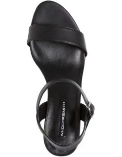 Coupon 🥰 Windsor Smith Michelle Black Leather Block Heel 🩴 Sandal 🛒 -Women Shoes shop 636444100 3 1 720x928