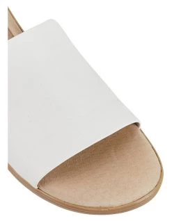 Buy 🎉 Hush Puppies Coco White Leather Low Heeled 🩴 Sandal ⌛ -Women Shoes shop 638515540 4 720x928 1
