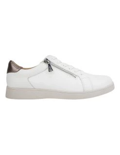 Outlet ⌛ Hush Puppies Mimosa White Zip Up 👟 Sneaker 🔔 -Women Shoes shop 638518060 1 720x928 1