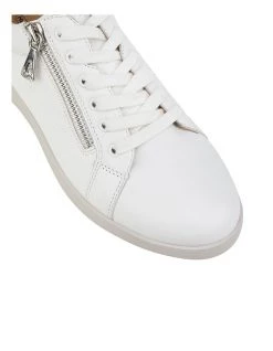 Outlet ⌛ Hush Puppies Mimosa White Zip Up 👟 Sneaker 🔔 -Women Shoes shop 638518060 4 720x928