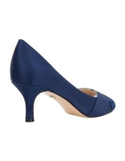Budget ⭐ NINA Contesa New Navy Satin Pump ✔️ -Women Shoes shop 641063440 5 720x928