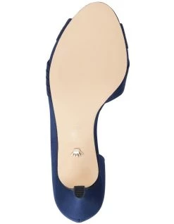 Budget ⭐ NINA Contesa New Navy Satin Pump ✔️ -Women Shoes shop 641063440 6 720x928