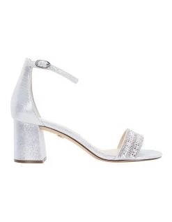 Budget ๐ NINA Elenora True Silver Suedette ๐ฉด Sandal โ