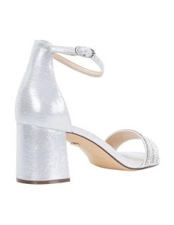 Budget 😉 NINA Elenora True Silver Suedette 🩴 Sandal ⌛ -Women Shoes shop 641064340 5 720x928