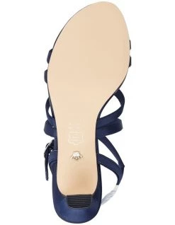 Best Pirce 🥰 NINA Genaya New Navy Satin 🩴 Sandal 💯 -Women Shoes shop 641064430 6 720x928