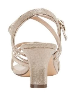Best deal 🔔 NINA Genaya Taupe Reflective Suede 🩴 Sandal 🧨 -Women Shoes shop 641064610 4 720x928