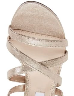 Best deal 🔔 NINA Genaya Taupe Reflective Suede 🩴 Sandal 🧨 -Women Shoes shop 641064610 7 720x928