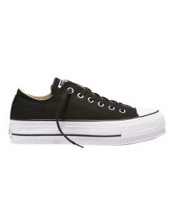 Flash Sale 🎁 Converse Chuck Taylor All Star Lift Black Canvas Low Top 👟 Sneaker 🔔