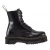 New 🔥 Dr Martens Jadon 8 Eye Polished Smooth Black Leather Platform Boot 🤩