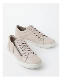 Promo 🔔 Zazou Zia Beige Leather Zip Up 👟 Sneaker ⌛ -Women Shoes shop 660666160 3 1 720x928