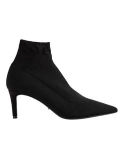 Discount ⌛ Tony Bianco Gwen Black Sock Knit Boot 🔔