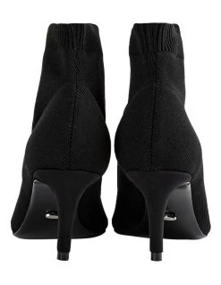 Discount ⌛ Tony Bianco Gwen Black Sock Knit Boot 🔔 -Women Shoes shop 663270040 3 720x928