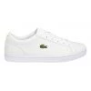 Cheapest 🎁 Lacoste Straightset BL I White Leather 👟 Sneaker ⭐