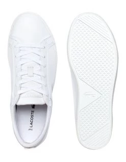 Cheapest 🎁 Lacoste Straightset BL I White Leather 👟 Sneaker ⭐ -Women Shoes shop 673611130 4 720x928