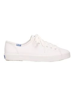 Coupon ❤️ Keds Kickstart Retro Court White Leather 👟 Sneaker ⭐