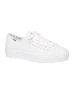 Best reviews of ⌛ Keds Triple Kick White Leather Flatform 👟 Sneaker 👍 -Women Shoes shop 675174880 3 720x928
