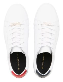 Discount 🧨 Tommy Hilfiger Essential White Leather 👟 Sneaker ⭐ -Women Shoes shop 675727480 3 720x928