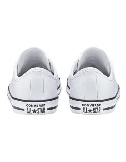 Best deal ⌛ Converse Chuck Taylor All Star Dainty White Leather Low Top 👟 Sneaker 🔥 -Women Shoes shop 692527060 4 1 720x928