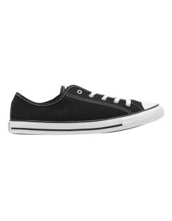 Discount ✔️ Converse Chuck Taylor All Star Dainty Black Low Top 👟 Sneaker 😍