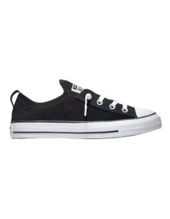 New 💯 Converse Chuck Taylor All Star Shoreline Knit Black Low Top Slip On 👟 Sneaker 🌟