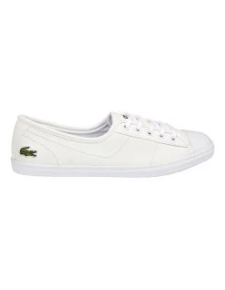 Cheapest 🎉 Lacoste Ziane White Leather 👟 Sneaker ✨