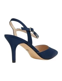 Best reviews of 😉 Alan Pinkus Tonya Navy Satin Pump 😀 -Women Shoes shop 698003650 4 720x928