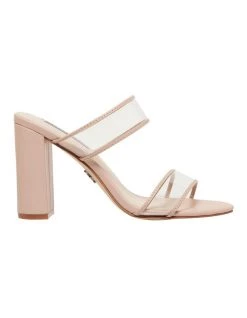 Deals 😀 Windsor Smith Icy Blush Leather Heeled 🩴 Sandal ❤️