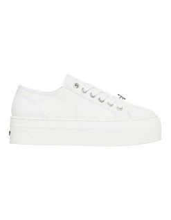 Cheapest ⭐ Windsor Smith Ruby White Canvas Platform 👟 Sneaker ✔️