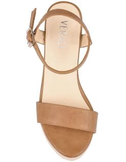 Top 10 😉 Verali Amaya Tan Wedge 🩴 Sandal 🧨 -Women Shoes shop 705366820 5 720x928