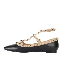 Top 10 ⌛ Pink Inc Inez Black Kid/Nude Flat 👟 Shoes ⭐ -Women Shoes shop 726559210 3 720x928