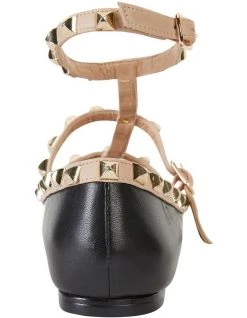 Top 10 ⌛ Pink Inc Inez Black Kid/Nude Flat 👟 Shoes ⭐ -Women Shoes shop 726559210 5 720x928